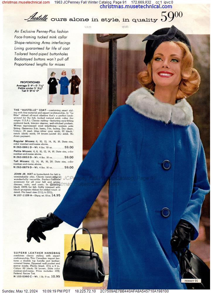 1963 JCPenney Fall Winter Catalog, Page 91