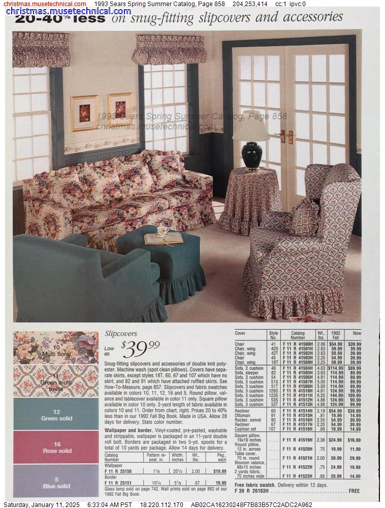 1993 Sears Spring Summer Catalog, Page 858