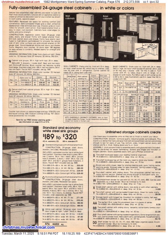 1982 Montgomery Ward Spring Summer Catalog, Page 576