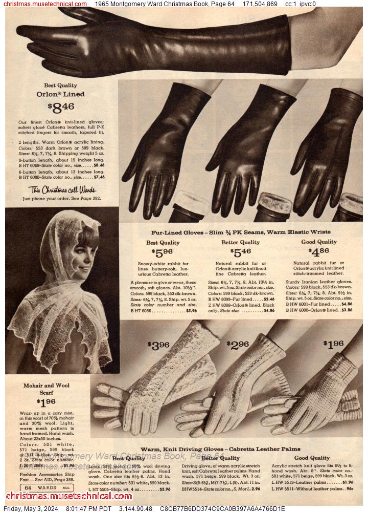 1965 Montgomery Ward Christmas Book, Page 64