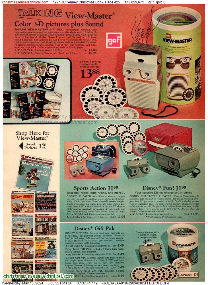 1971 JCPenney Christmas Book, Page 425
