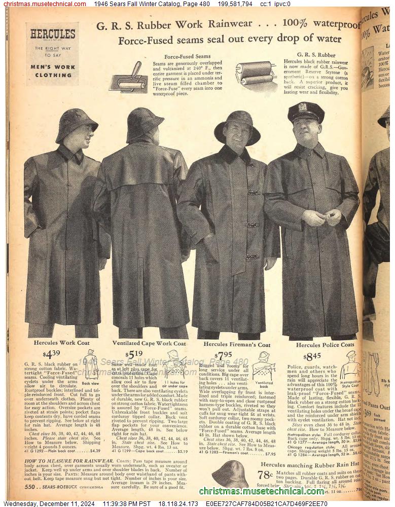 1946 Sears Fall Winter Catalog, Page 480