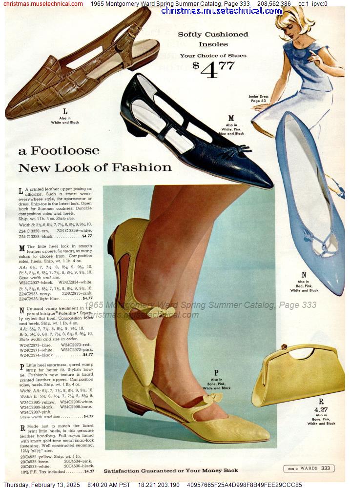 1965 Montgomery Ward Spring Summer Catalog, Page 333