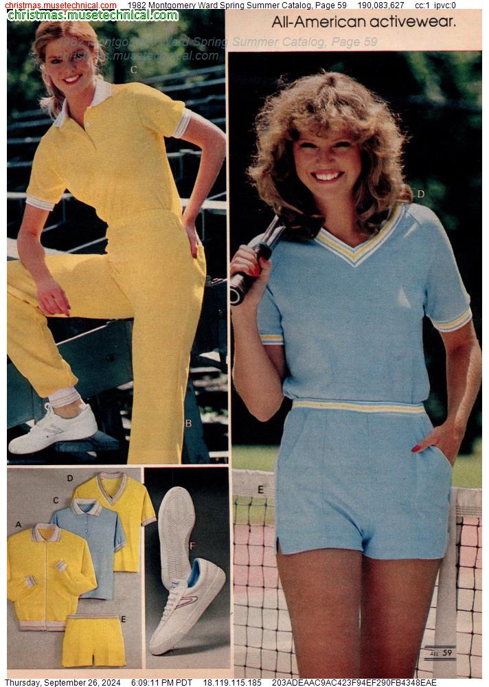 1982 Montgomery Ward Spring Summer Catalog, Page 59