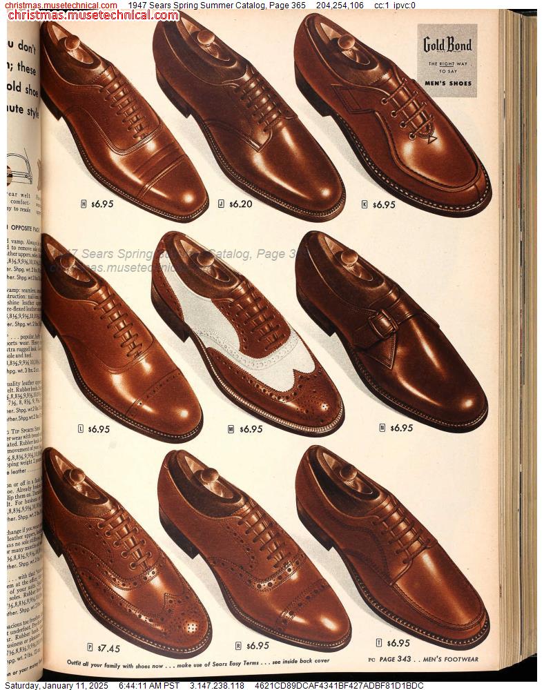 1947 Sears Spring Summer Catalog, Page 365