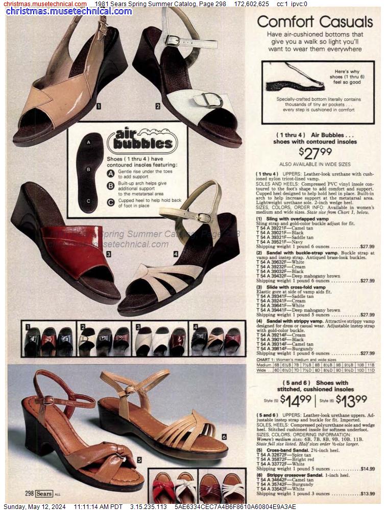 1981 Sears Spring Summer Catalog, Page 298