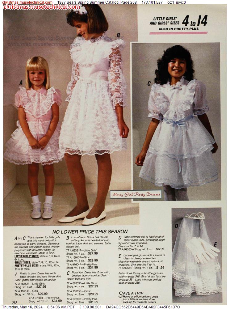 1987 Sears Spring Summer Catalog, Page 268