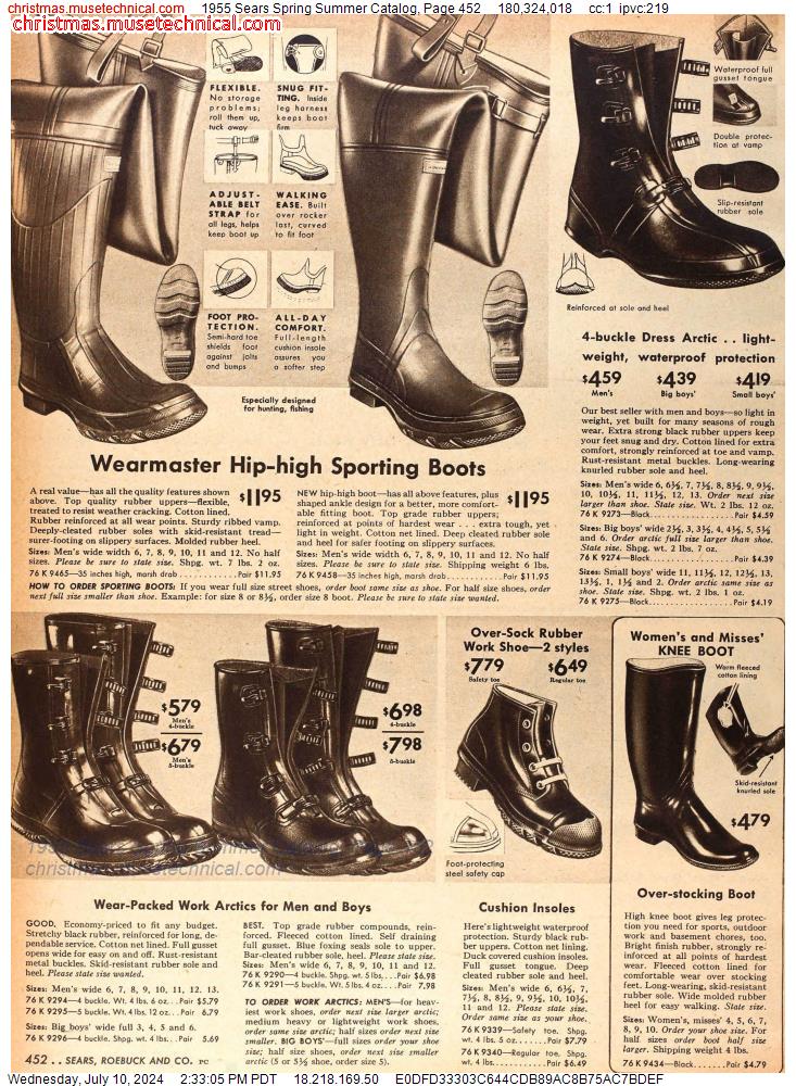 1955 Sears Spring Summer Catalog, Page 452