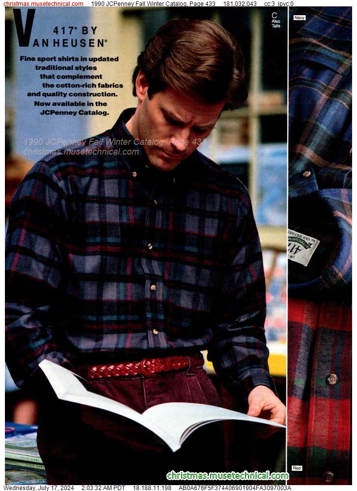 1990 JCPenney Fall Winter Catalog, Page 433