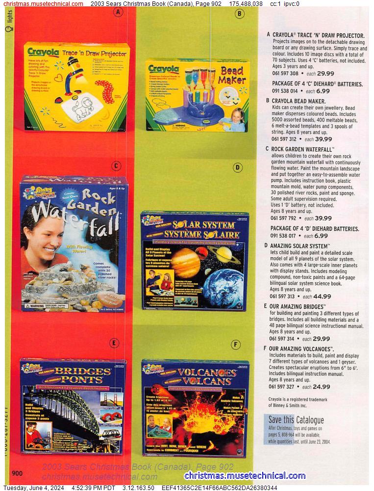2003 Sears Christmas Book (Canada), Page 902