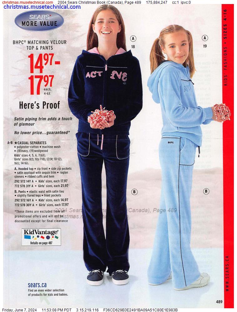 2004 Sears Christmas Book (Canada), Page 489