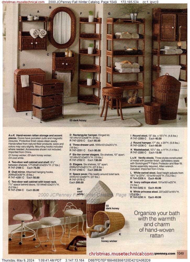 2000 JCPenney Fall Winter Catalog, Page 1049
