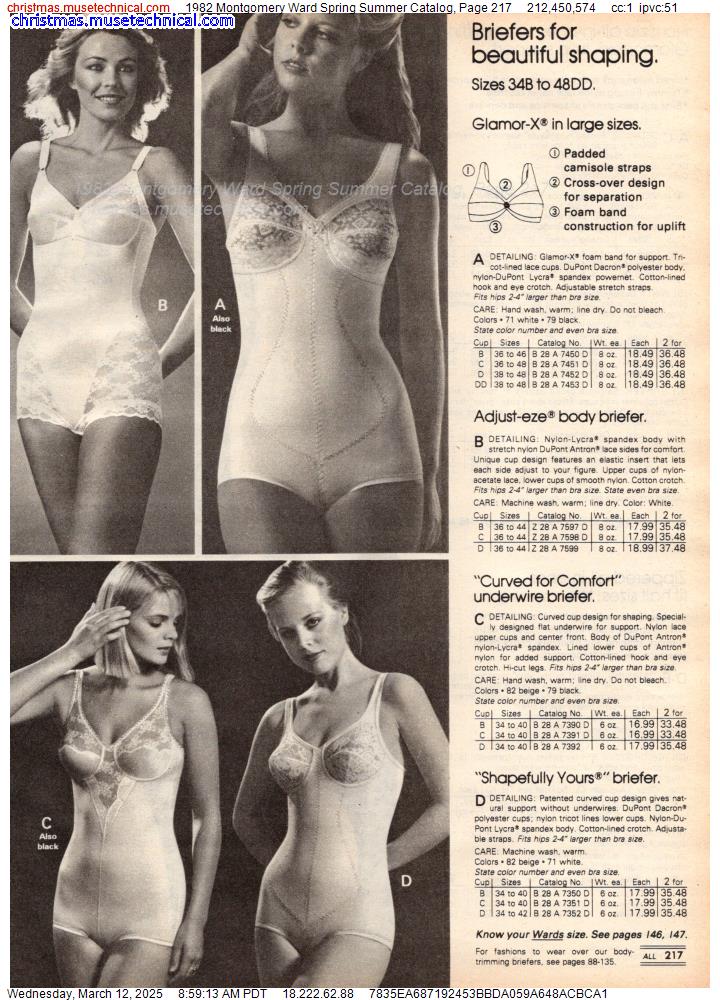 1982 Montgomery Ward Spring Summer Catalog, Page 217