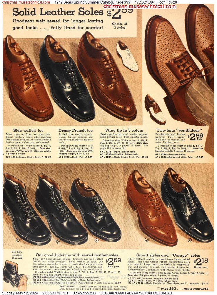 1942 Sears Spring Summer Catalog, Page 393