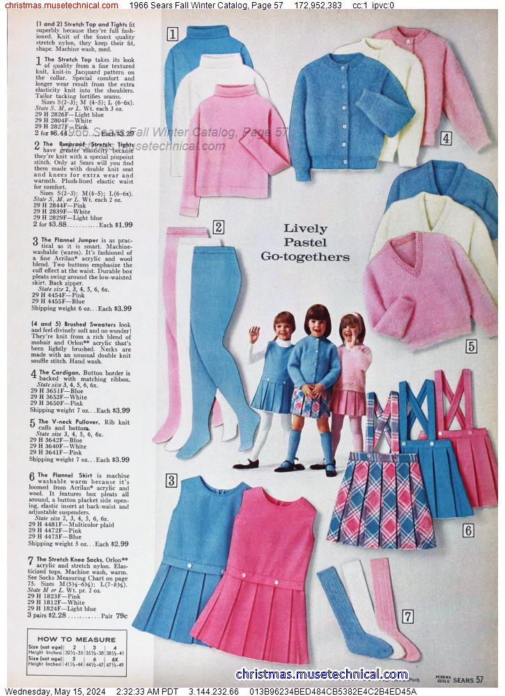 1966 Sears Fall Winter Catalog, Page 57