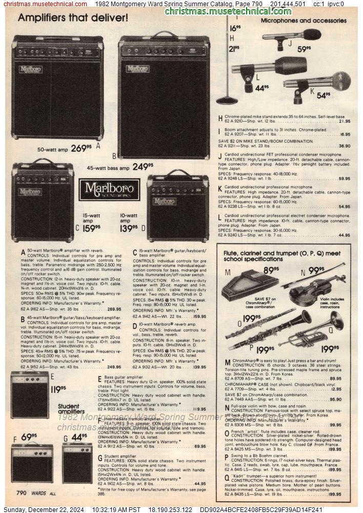 1982 Montgomery Ward Spring Summer Catalog, Page 790