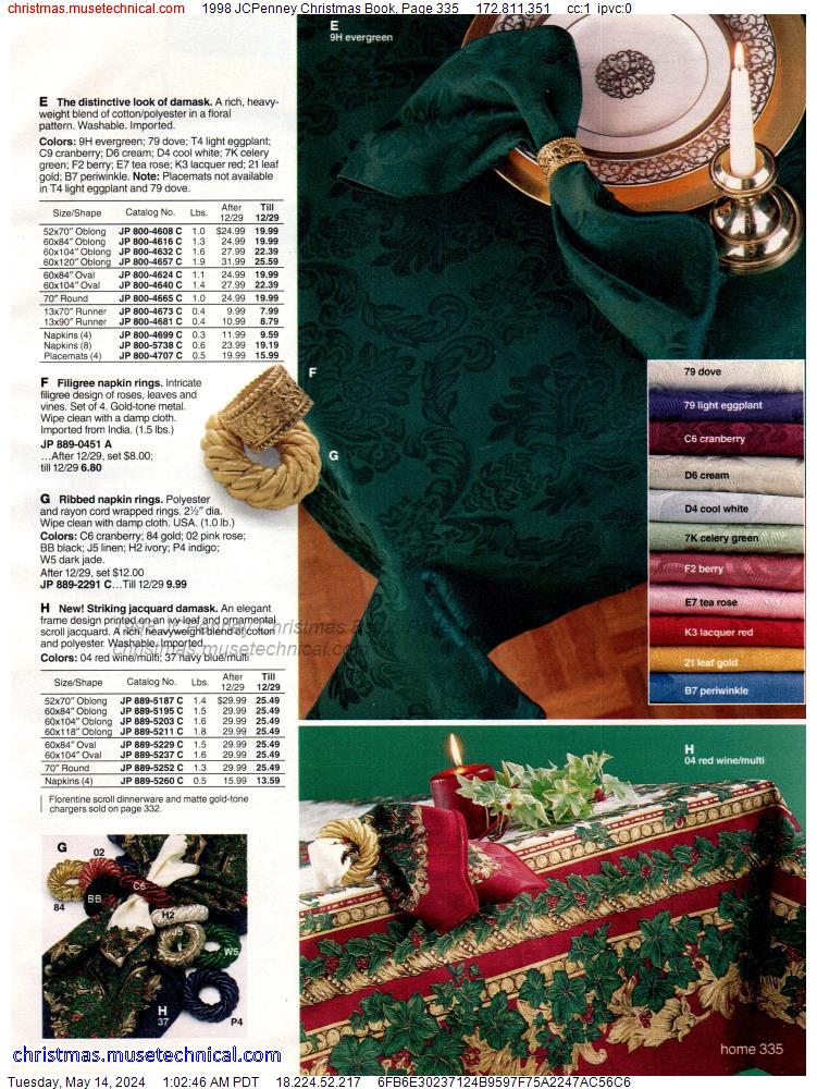 1998 JCPenney Christmas Book, Page 335