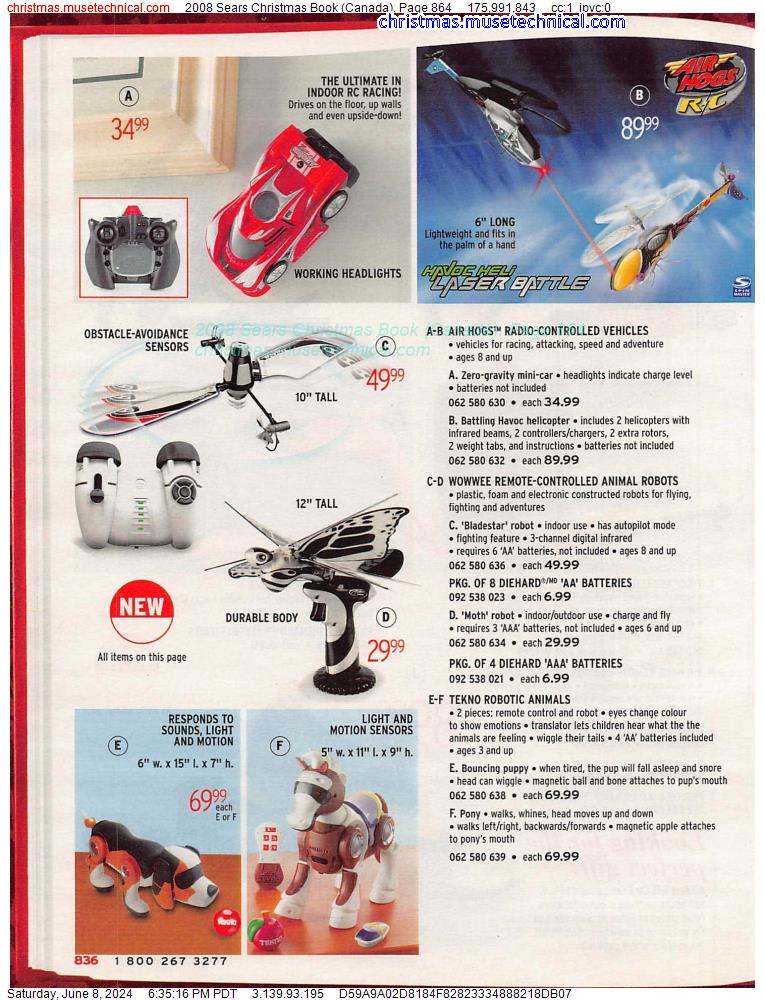 2008 Sears Christmas Book (Canada), Page 864