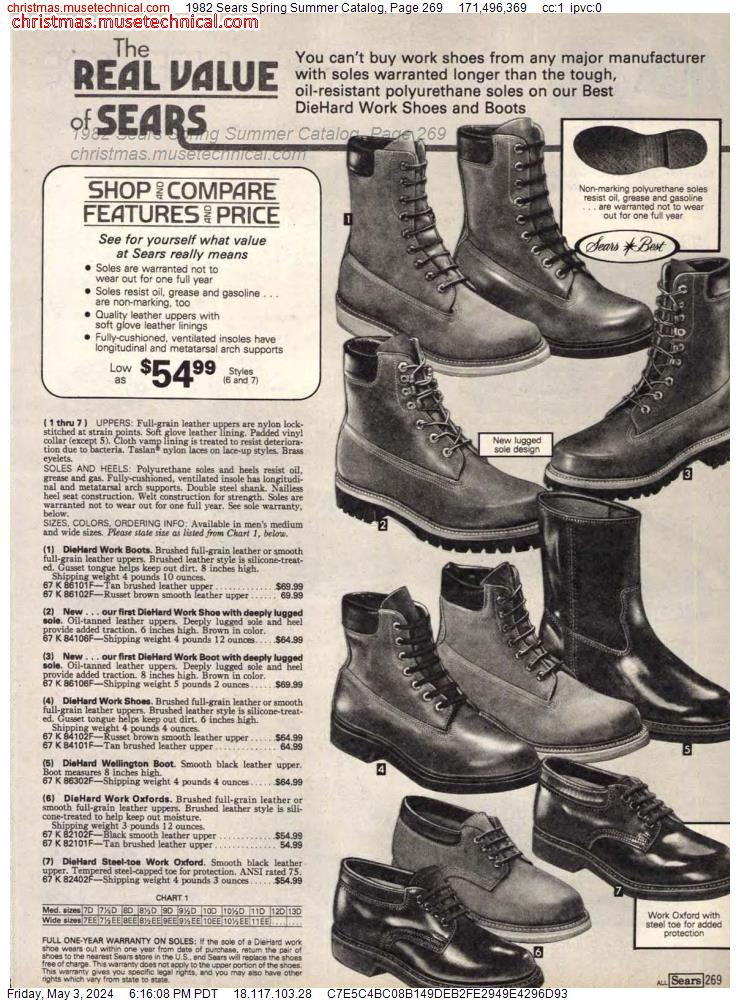 1982 Sears Spring Summer Catalog, Page 269