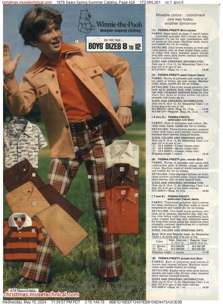 1976 Sears Spring Summer Catalog, Page 428