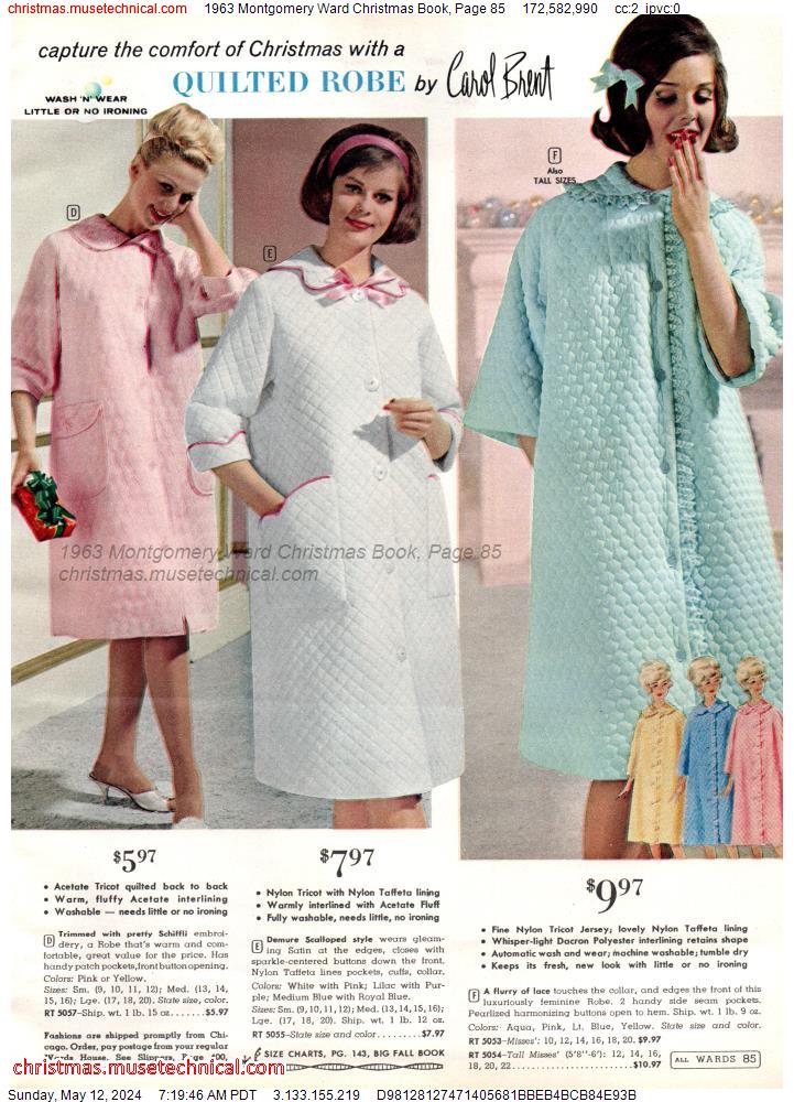 1963 Montgomery Ward Christmas Book, Page 85