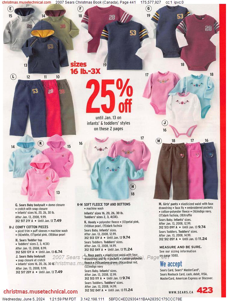 2007 Sears Christmas Book (Canada), Page 441