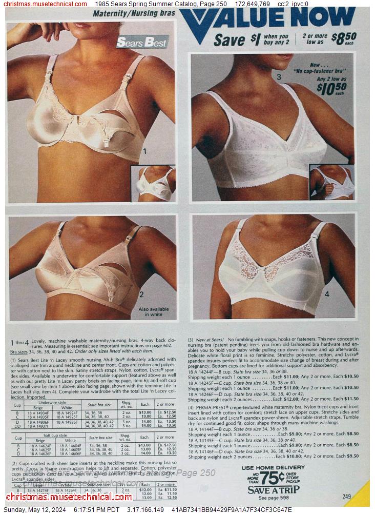 1985 Sears Spring Summer Catalog, Page 250