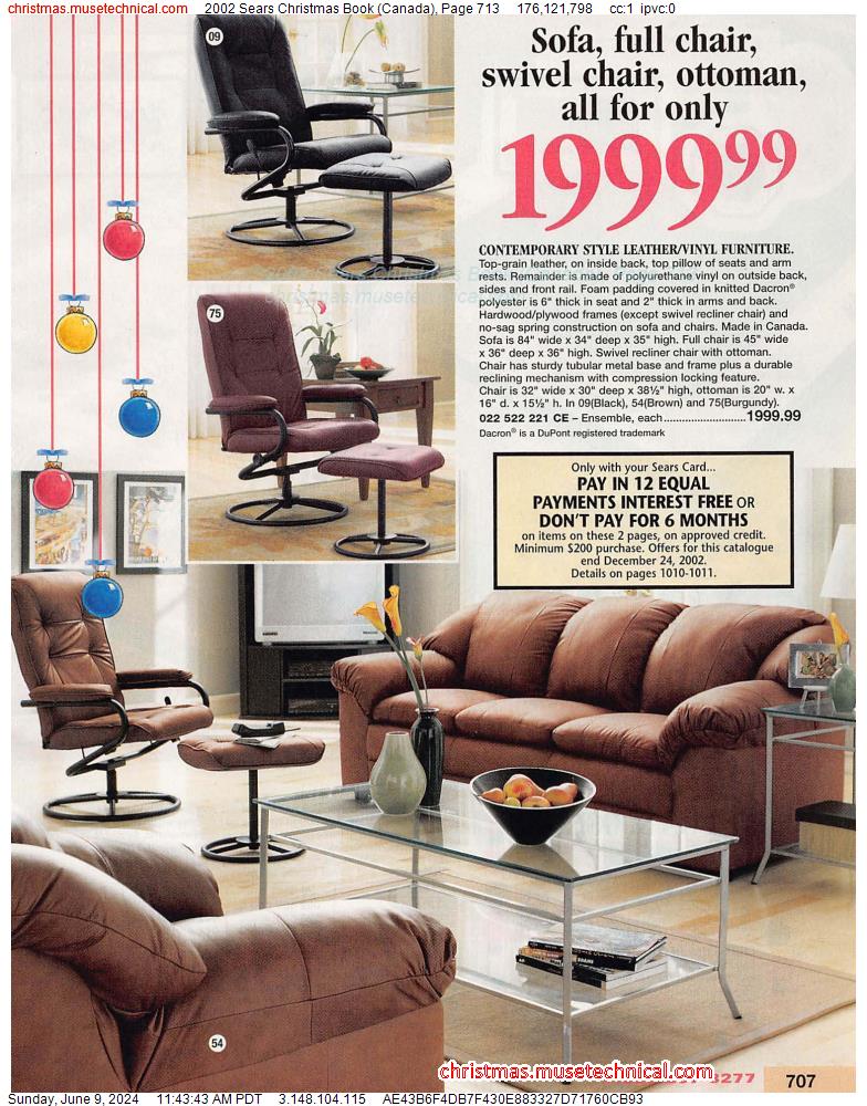 2002 Sears Christmas Book (Canada), Page 713