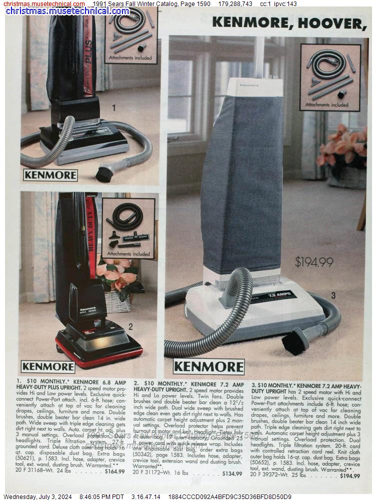 1991 Sears Fall Winter Catalog, Page 1590