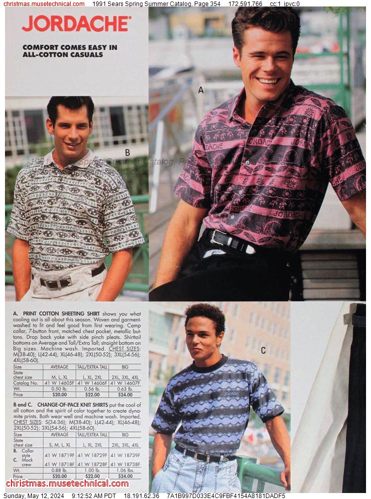 1991 Sears Spring Summer Catalog, Page 354