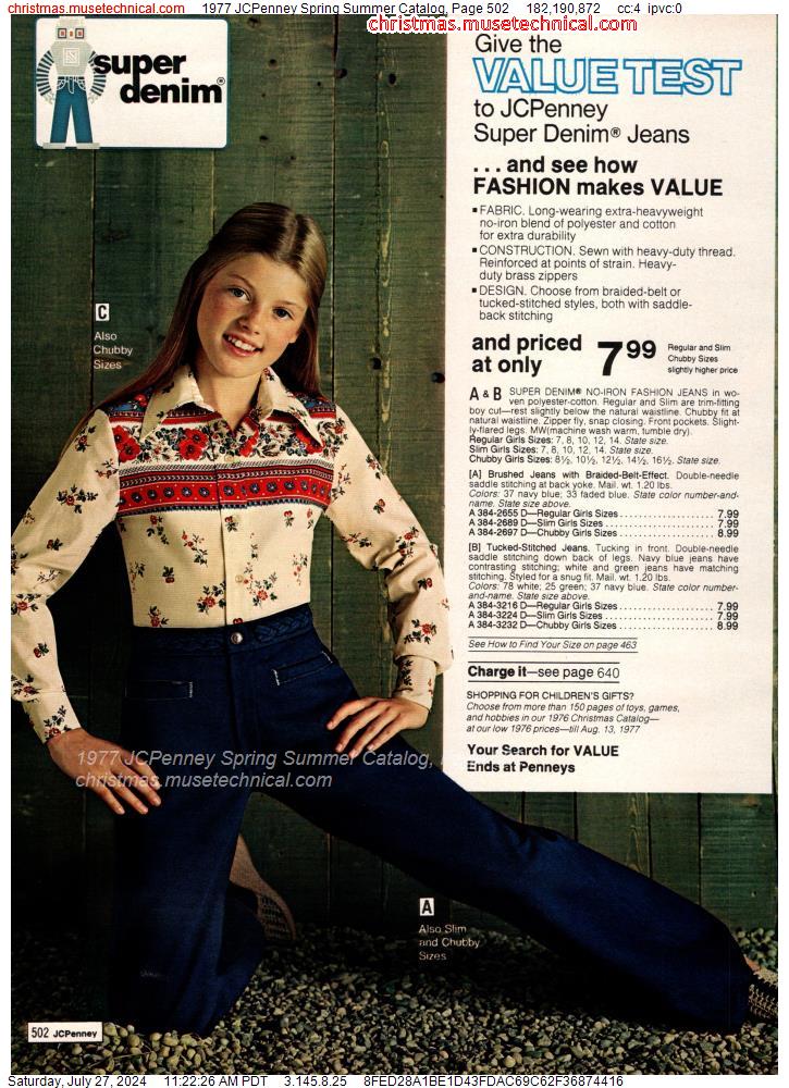 1977 JCPenney Spring Summer Catalog, Page 502
