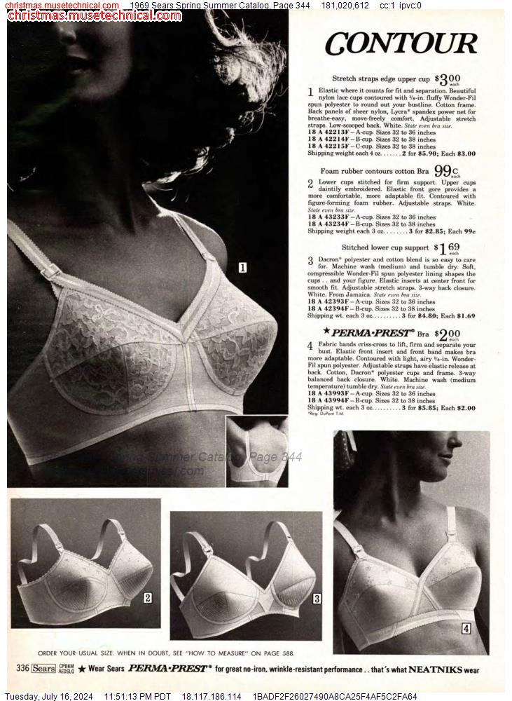1969 Sears Spring Summer Catalog, Page 344