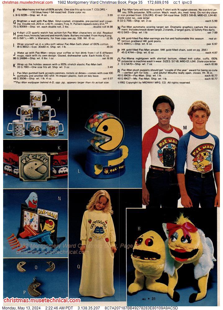 1982 Montgomery Ward Christmas Book, Page 35