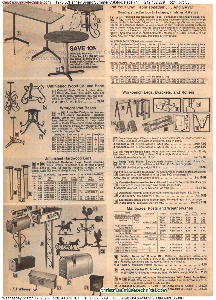 1976 JCPenney Spring Summer Catalog, Page 714