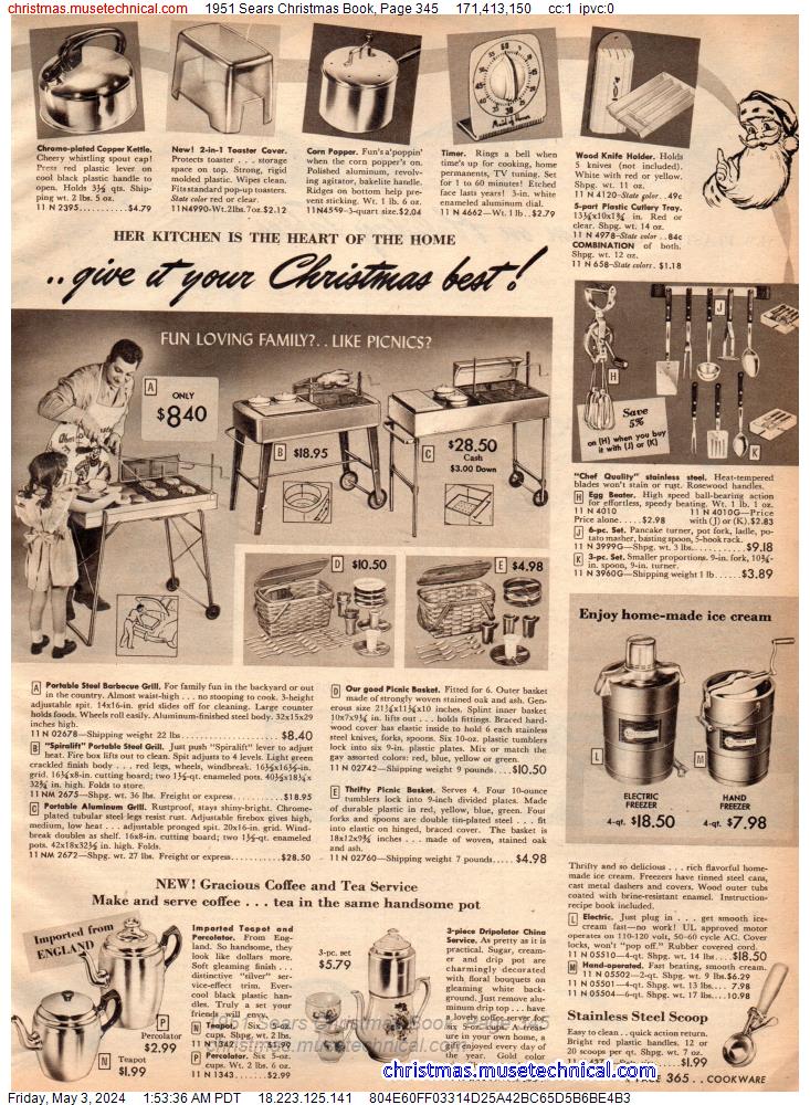 1951 Sears Christmas Book, Page 345