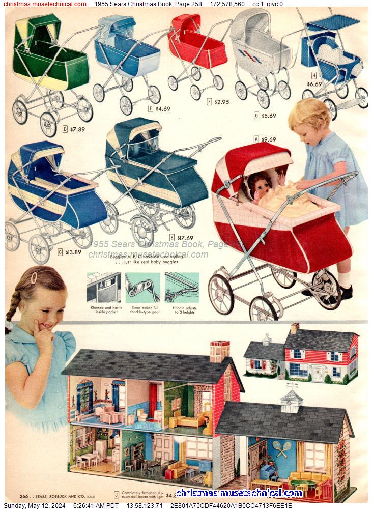 1955 Sears Christmas Book, Page 258