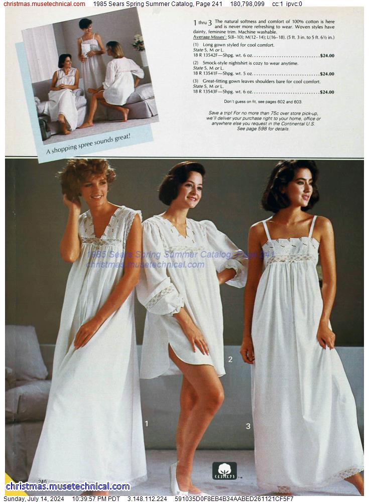 1985 Sears Spring Summer Catalog, Page 241