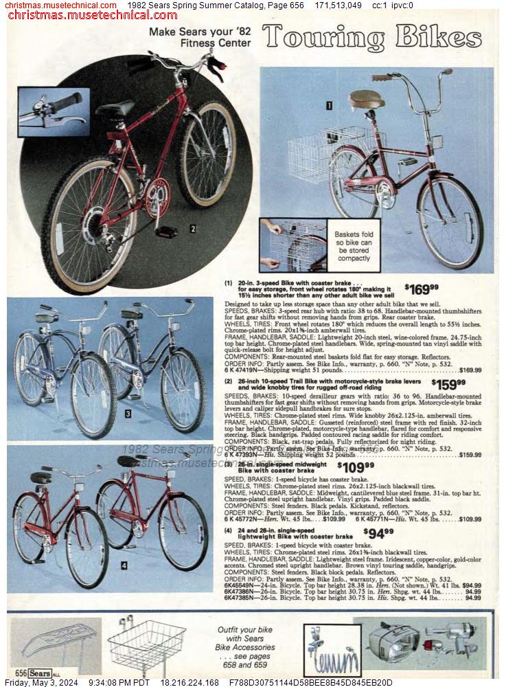 1982 Sears Spring Summer Catalog, Page 656