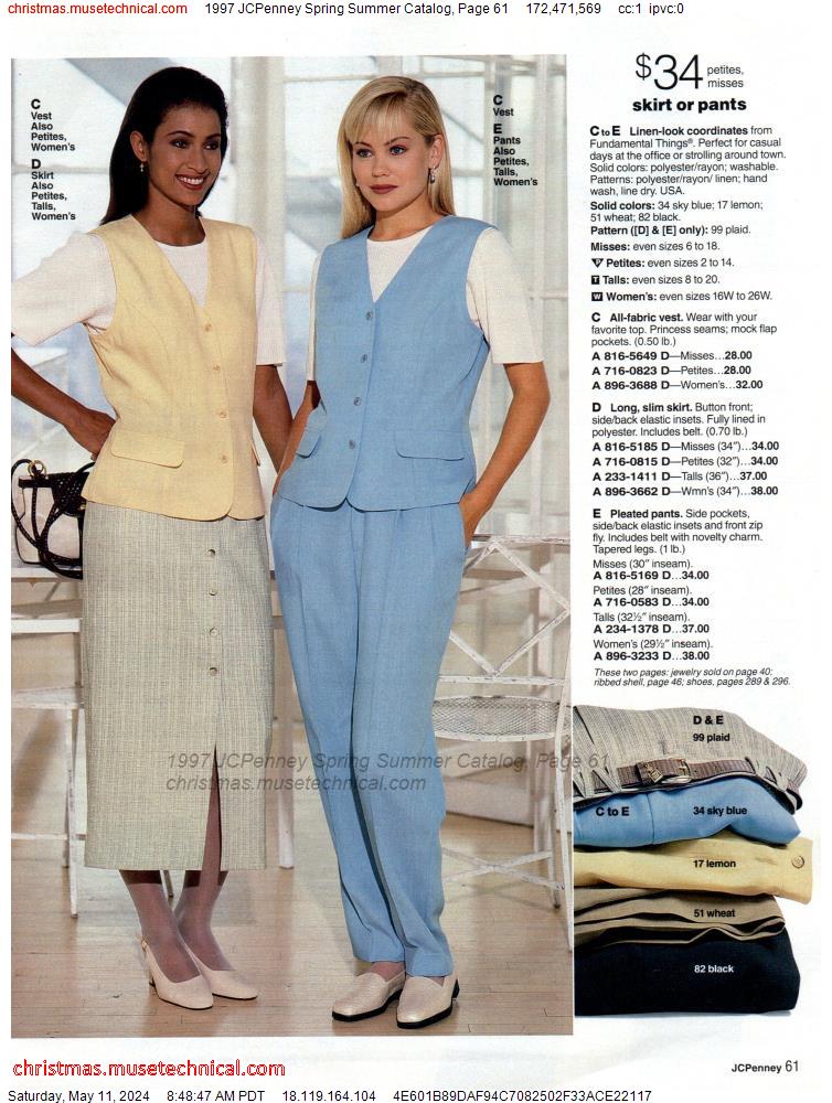 1997 JCPenney Spring Summer Catalog, Page 61