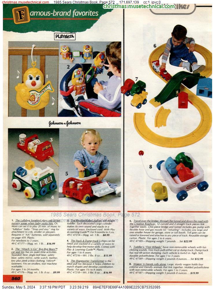 1985 Sears Christmas Book, Page 572