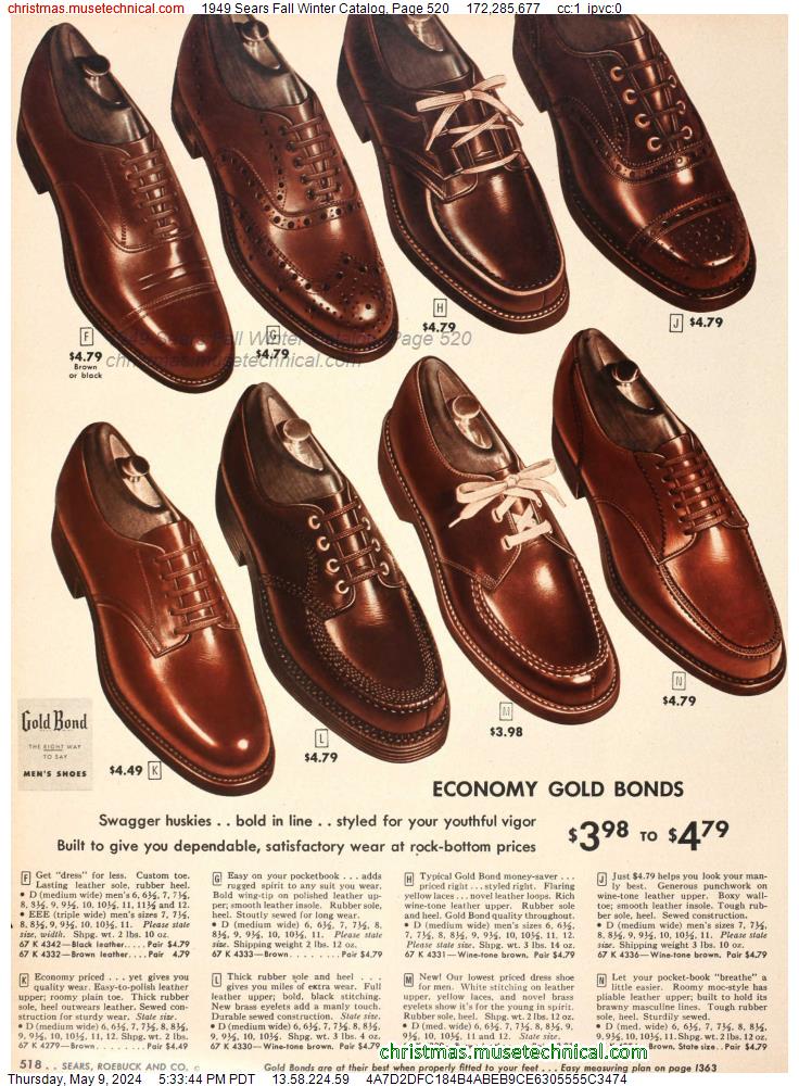 1949 Sears Fall Winter Catalog, Page 520