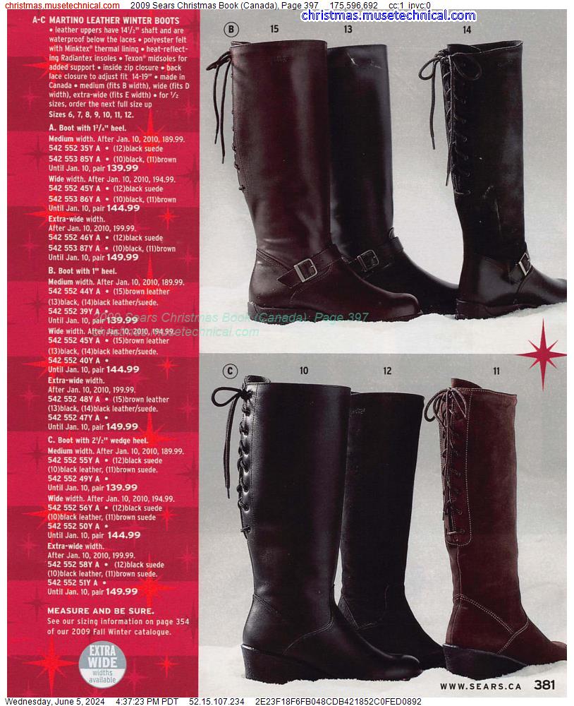 2009 Sears Christmas Book (Canada), Page 397