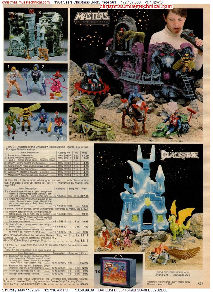 1984 Sears Christmas Book, Page 581