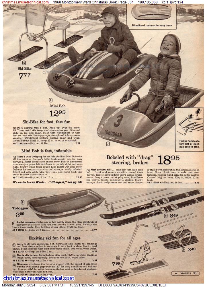 1968 Montgomery Ward Christmas Book, Page 301