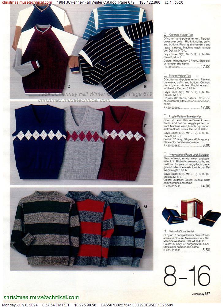 1984 JCPenney Fall Winter Catalog, Page 679