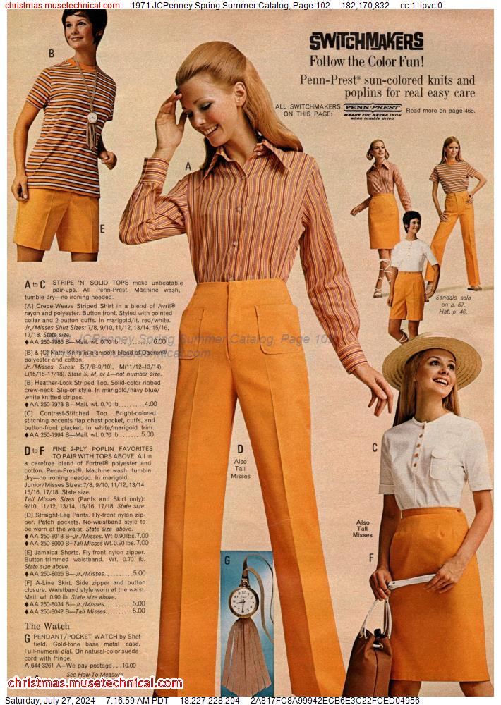1971 JCPenney Spring Summer Catalog, Page 102