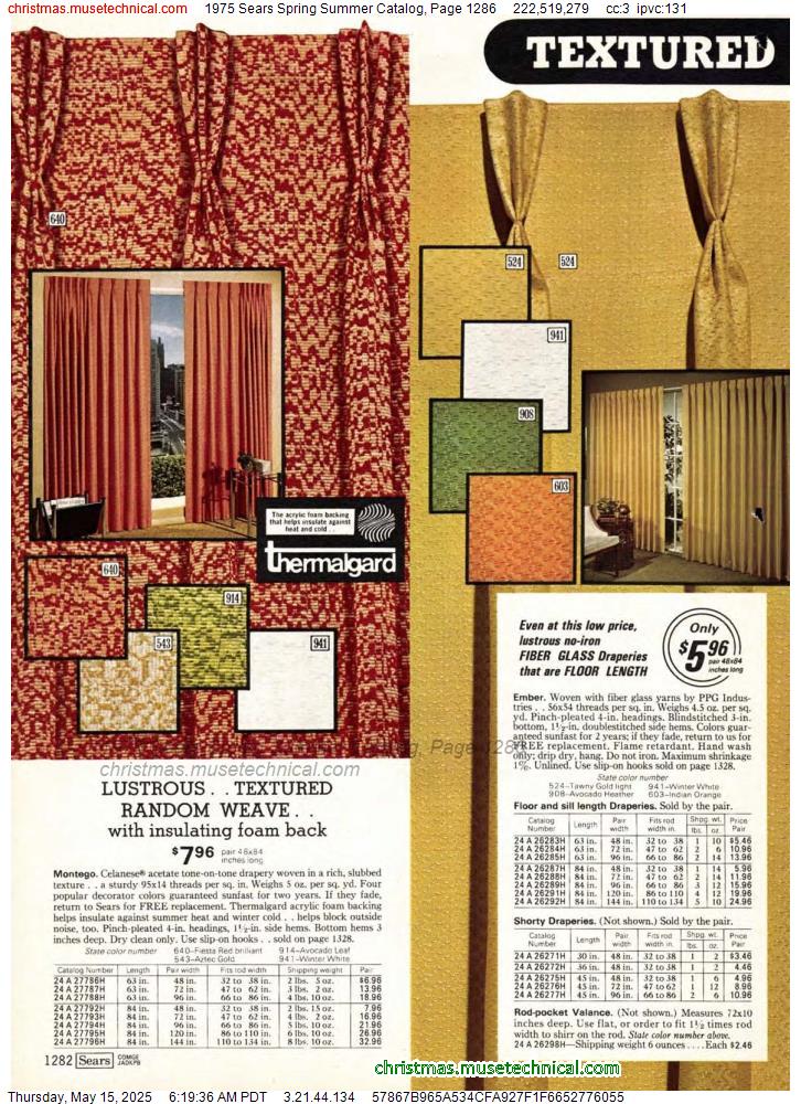 1975 Sears Spring Summer Catalog, Page 1286