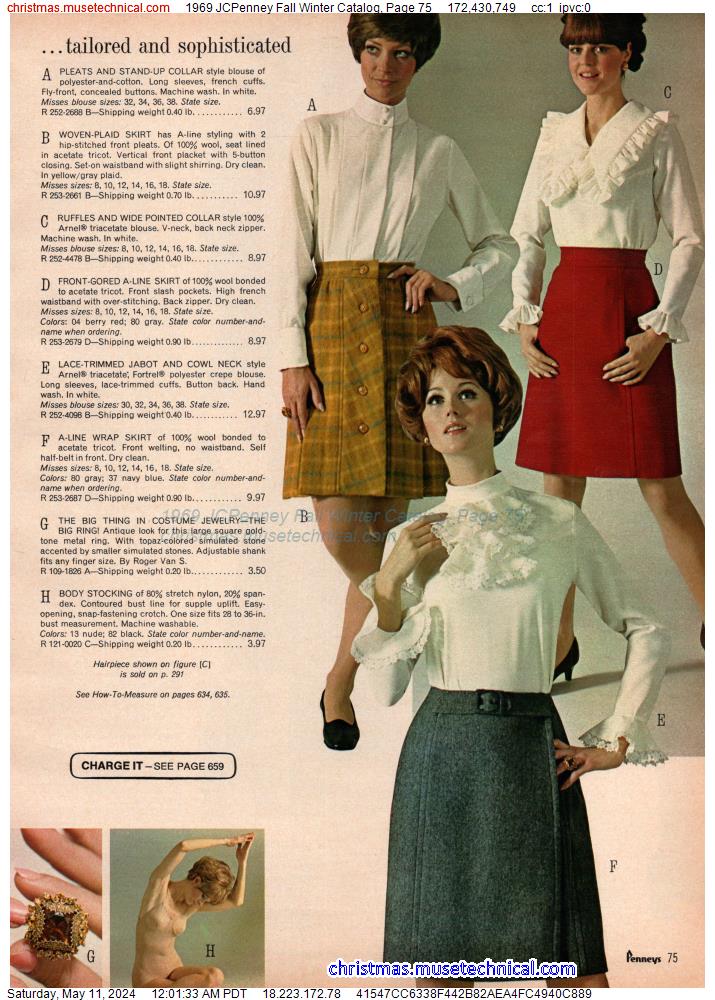 1969 JCPenney Fall Winter Catalog, Page 75