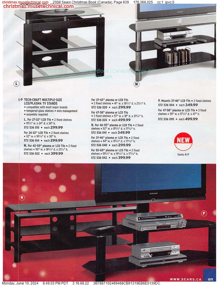 2008 Sears Christmas Book (Canada), Page 639