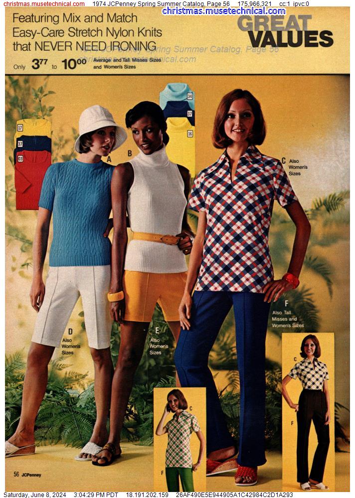 1974 JCPenney Spring Summer Catalog, Page 56